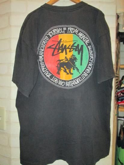 STUSSY (ステューシー) FEELIN'IRIE! Tシャツ BLACK - 高円寺 STUSSY (ステューシー) FEELIN'IRIE! Tシャツ BLACK - 高円寺
