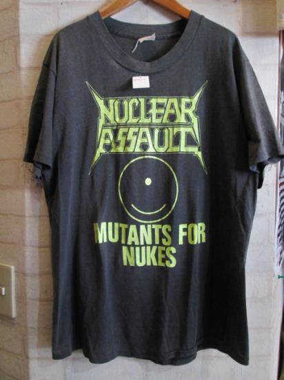 国内配送料無料 ヴィンテージ NUCLEAR ASSAULT Tシャツ 80s ニュー ...
