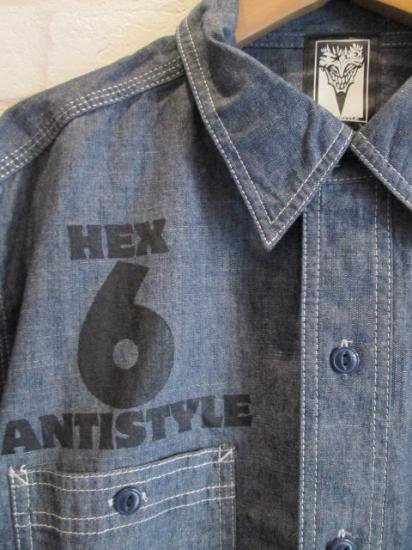 hex antistyle　シャンブレーシャツ