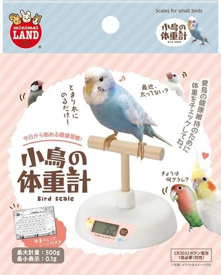 T字パーチ加工済】MARUKAN 小鳥の体重計 0.1g単位で計量OK〔体重 T字パーチ加工済】MARUKAN 小鳥の体重計 0.1g単位で計量OK〔体重