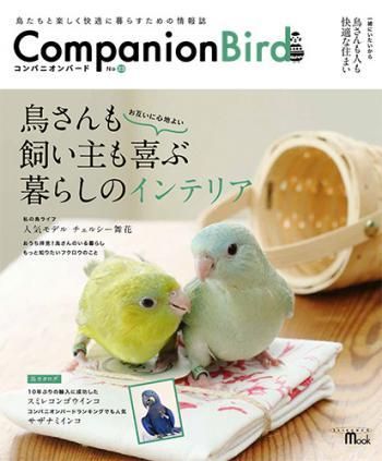 コンパニオンバード No 23 鳥図鑑 サザナミインコ スミレコンゴウインコインコ 知りたいあの人の鳥ライフ モデル チェルシー舞花さん 他 インコ専門店ぺありー 公式オンラインストア