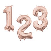 数字バルーン | ヘリウムガス入り | 誕生日・結婚式・出産祝い・1歳バースデー