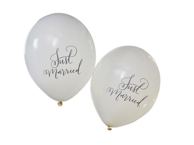 バルーン Just Married (23〜28cm)10枚入- Ginger Ray