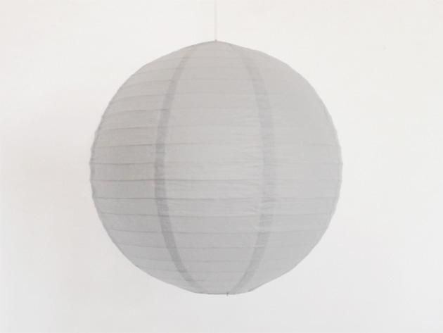 ペーパーランタン 30.5cm グレー
