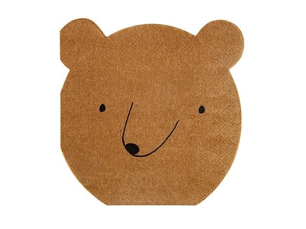 ペーパーナプキン Let's Explore(探検シリーズ)BEAR 20枚入 -MeriMeri