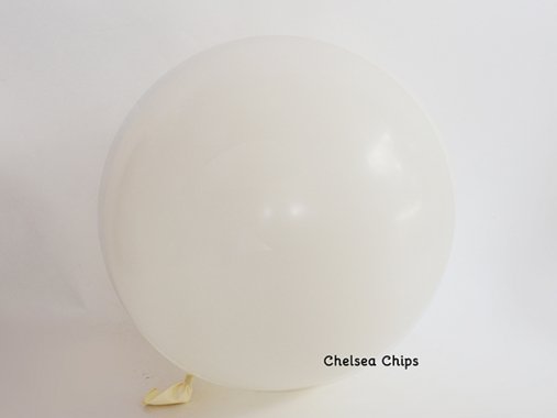 ジャイアントバルーン ホワイト 3'R（約90cm）1枚入-Qualatex
