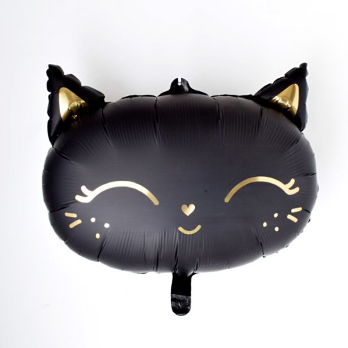 フォイルバルーン ブラックキャット（黒猫） 44cm