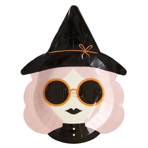 <img class='new_mark_img1' src='https://img.shop-pro.jp/img/new/icons14.gif' style='border:none;display:inline;margin:0px;padding:0px;width:auto;' />ペーパープレート HALLOWEEN WITCH（魔女）  [8枚入] - My Mind's Eye