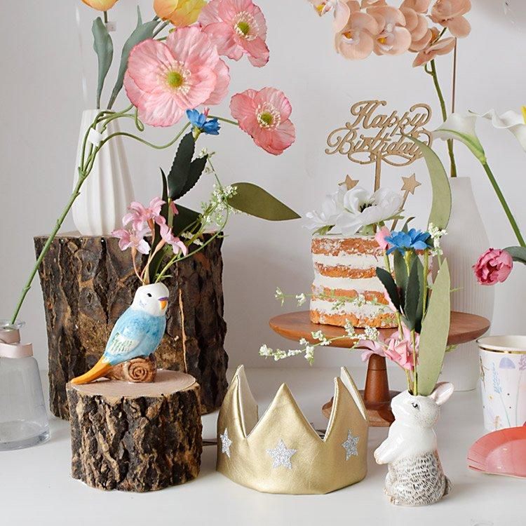 美品　バカラ　ココ　フラワーベース　花瓶　インテリア ジェンガラの極上フラワーベース(M) 花瓶 ジェンガラケラミック バリ島