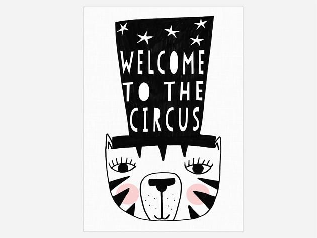 CIRCUS TIGER アートプリント 30×40cm - SEVENTY TREE