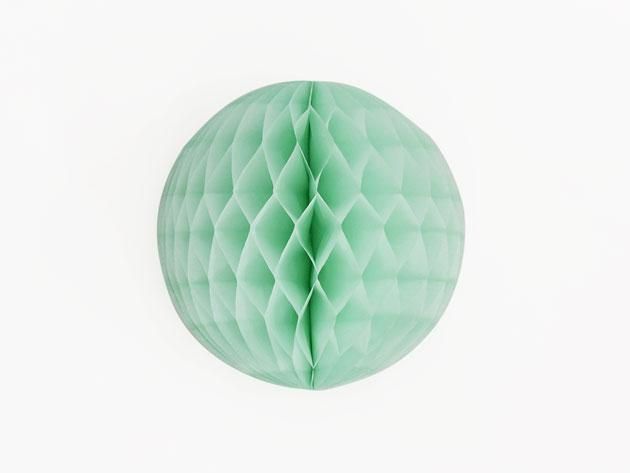 20cm ハニカムボール アクアグリーン