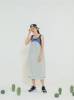 Color Layer Summer Dress(L.GREY)