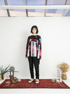 Double Exposure Knit Sweater(SPACE)