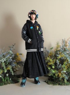 Flower sailor Stadium Jacket(BLACK)