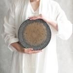 mushimegane books. flat plate LLgold line 26.5cm