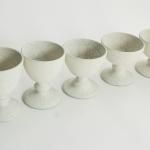 mushimegane books. /cup (crazing white)