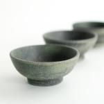 mushimegane books. /bowl mini (green cosmo)12cm