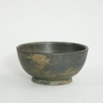 mushimegane books. /bowl(yellowmat brown)14cm 