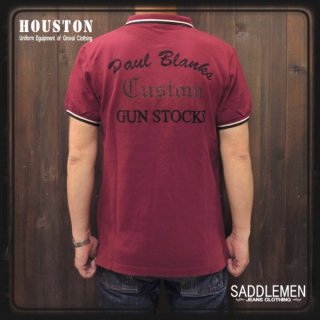 ヒューストン「GUN STOCKS」ボウリング・ポロシャツ