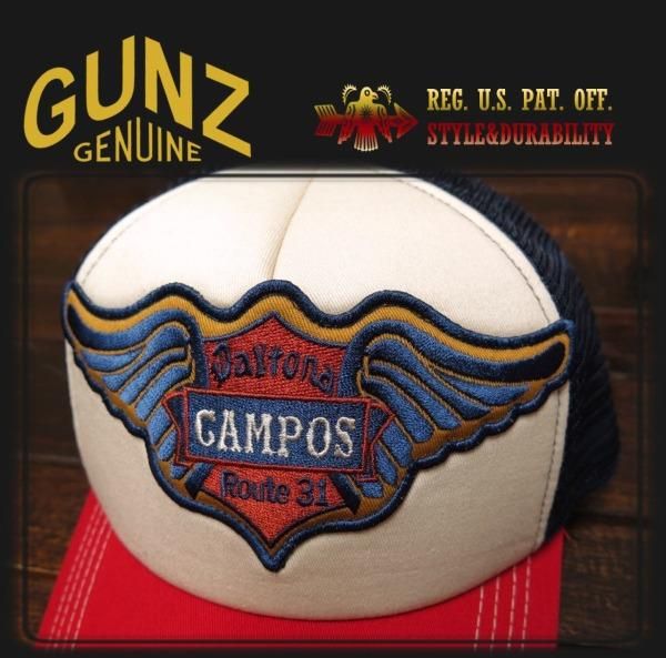 GUNZ「DAYTONA CAMPOS」メッシュキャップ - アメカジ｜サドルメン