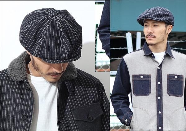 児島ジーンズ 「WABASH DENIM」ベーシックキャスケット