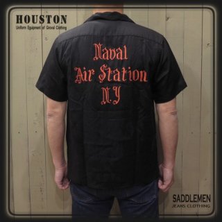 ヒューストン「Naval Air station」ボウリングシャツ
