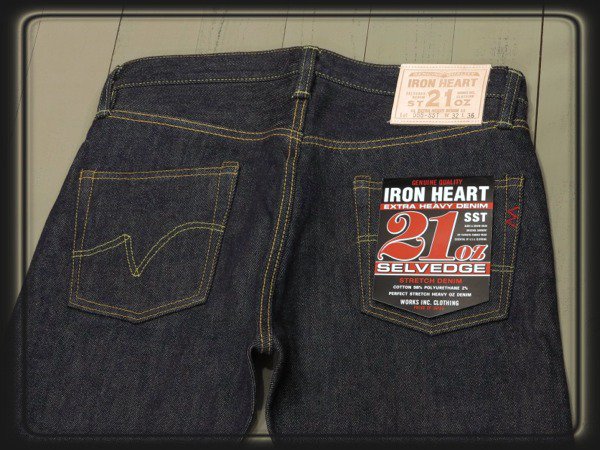 アイアンハート「555」21oz セルビッチストレッチスーパースリム