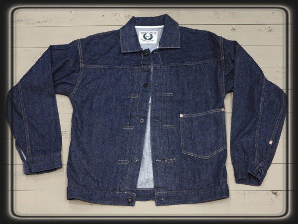 TCBジーンズ「Two Cat's Blouse Natural Indigo」デニムジャケット ...