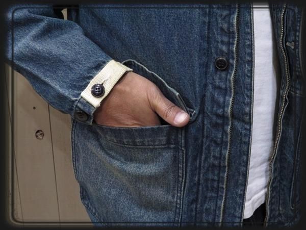 SALE!! ヒューストン U.S.NAVY 12oz.デニムパーカージャケット
