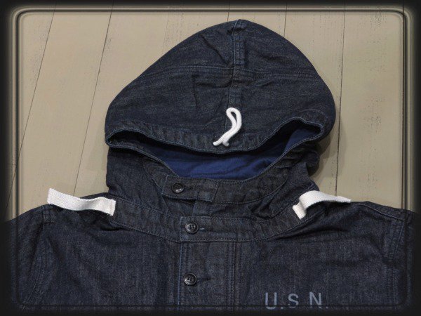 SALE!! ヒューストン U.S.NAVY 12oz.デニムパーカージャケット定価23,980円 - アメカジ｜サドルメン