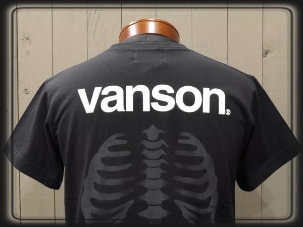 VANSON(バンソン) 「BONE STENCIL」Tシャツ - アメカジ｜サドルメン