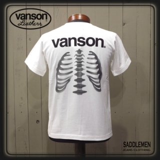 VANSON(バンソン) 「BONE STENCIL」Tシャツ