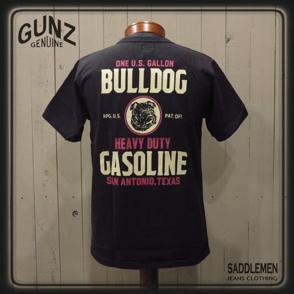 ガンズ「BULLDOG GASOLINE」Tシャツ - アメカジ｜サドルメン