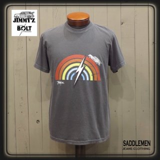 JIMMY'Z ×LIGHTNING BOLT「Lightning Rainbow」 Tシャツ