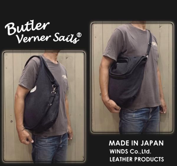バトラーバーナーセイルズ 反応染2WAYショルダーバック