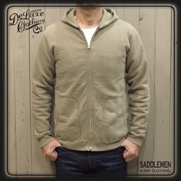 Deluxeware（デラックスウエアー）フルジップスウェットシャツSFZ-00 FULLZIP SWEAT PLAIN