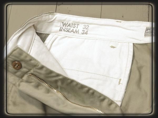 バズリクソンズ「ORIGINAL SPEC.CHINOS」チノトラウザー