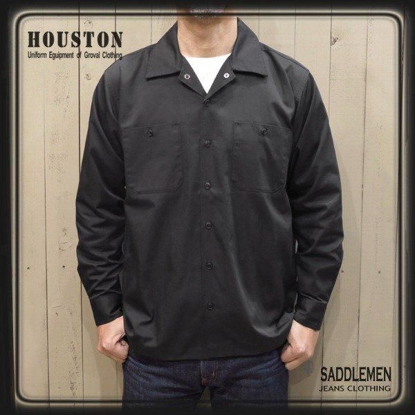 Amazon | [ヒューストン] レトロ TC TWILL WORK SHIRT メンズ