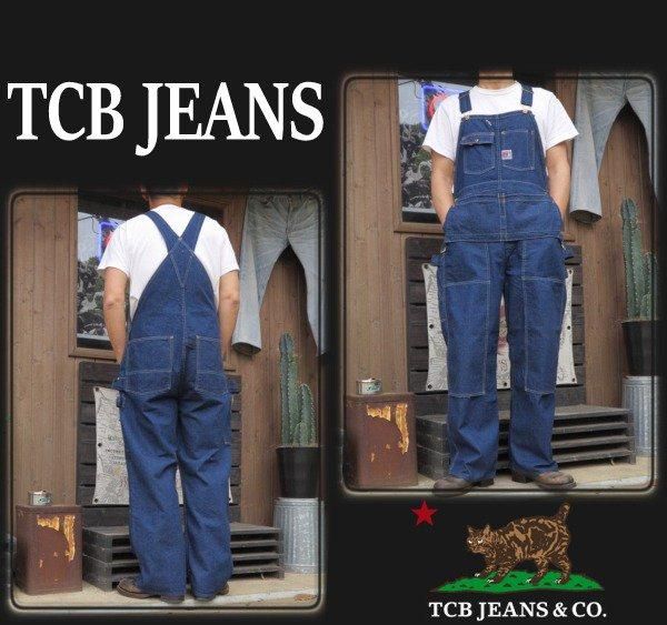 TCB jeans handyman pants エプロンオーバーオール　34 TCBジーンズ HANDYMAN PANTS DENIM - アメカジ｜サドルメン