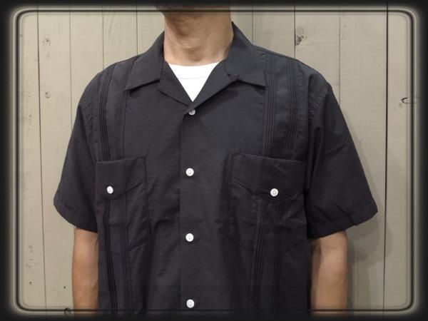 ヴィンテージ 半袖 キューバシャツ 黒 コットン アメカジ ヒューストン キューバシャツ - アメカジ｜サドルメン