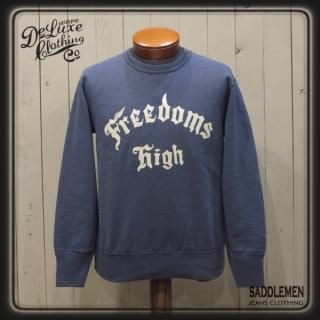 新品 Deluxeware U.S.ロゴ スウェット XLサイズ D.NAVY スウェット - アメカジ｜サドルメン