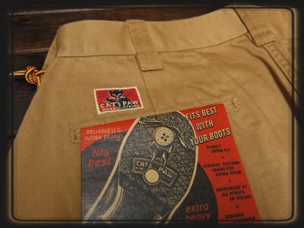 CAT'S PAW「BASIC CHINO」トラウザース - アメカジ｜サドルメン