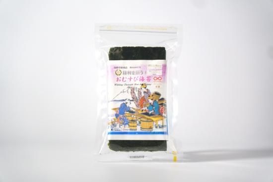 のりになります。 勝利を願う！おむすび海苔 - 海苔の鈴舟 工場直販お取り寄せ