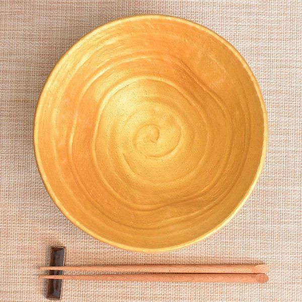 楽天市場】ゴールド変形7寸丼 約20.8cm ゴールド系 中華食器