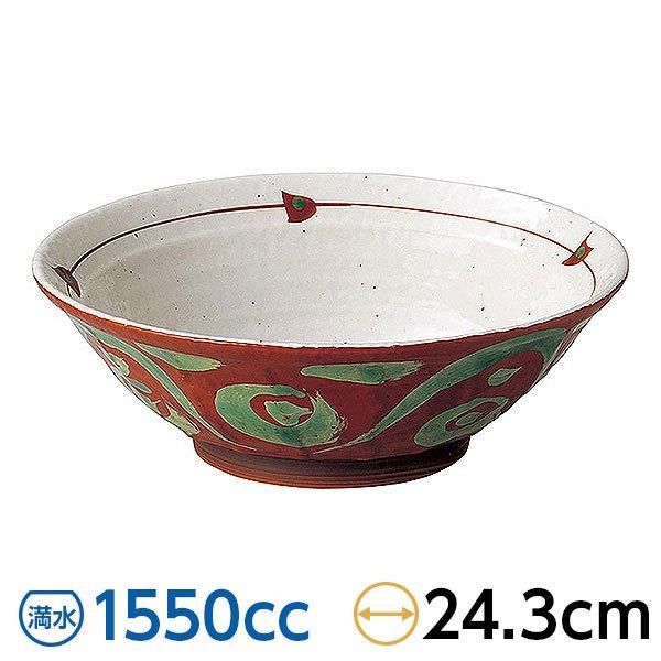 悟空 8.0ラーメン丼 約24.3cm 赤系 中華食器・アジアン食器 ラーメン丼