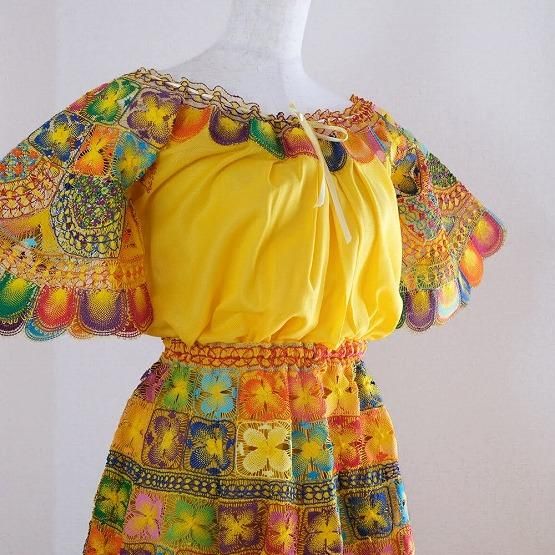 パラグアイ ニャンドゥティドレス