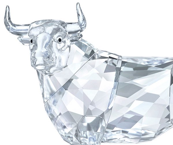 SWAROVSKI スワロフスキー Swarovski 『ブル』 5365721 - オブジェ、置き物