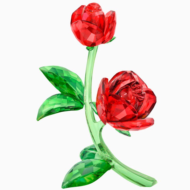 スワロフスキー　red rose