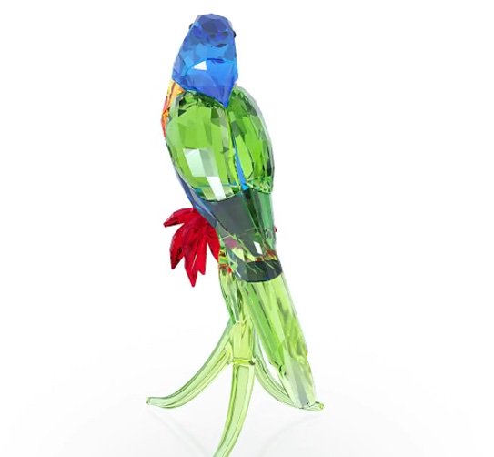 SWAROVSKI　スワロフスキー　置物　ゴシキセイガイインコ