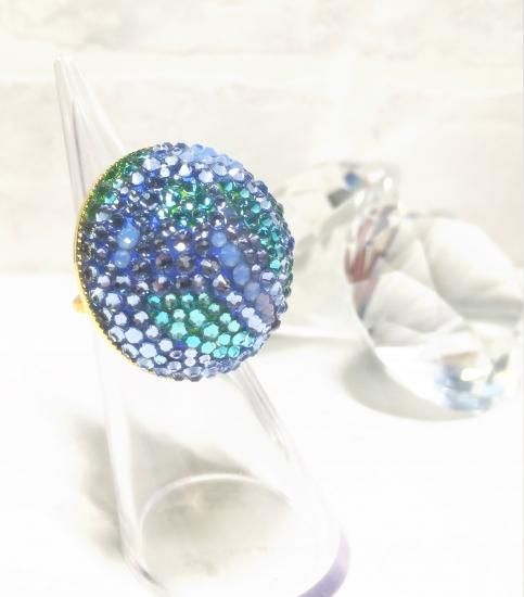 673【完売】ピンク鼻のコロンと丸いサンタさん♡フィギュリン／SWAROVSKI 5492226_3.jpg